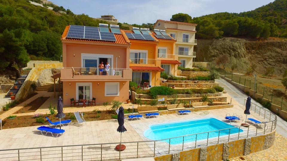 Aegean View Villa ルートラキ エクステリア 写真