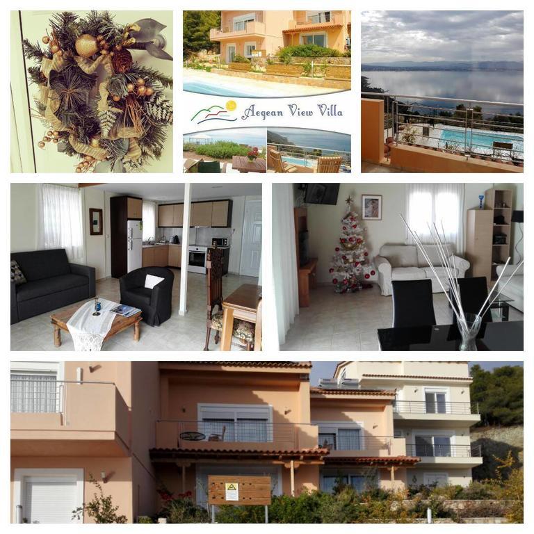 Aegean View Villa ルートラキ エクステリア 写真